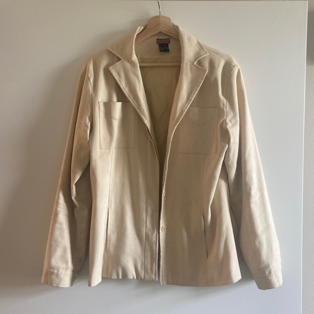 Suede Blazer Jacket